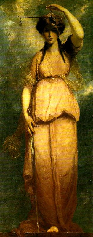 Sir Joshua Reynolds justice oil painting picture